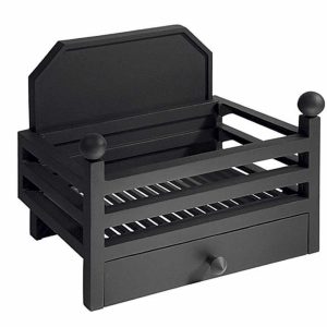 Elan Black With Back at Granaghan Fireplaces